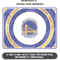 Stephen Curry 2023 2024 Panini Limited Edition Full Sized Sticker Card Series Mint Card #52