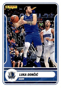 Luka Doncic 2023 2024 Panini Limited Edition Full Sized Sticker Card Series Mint Card #7