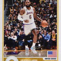 LeBron James 2023 2024 Panini Global Icons Sticker Basketball Series #70