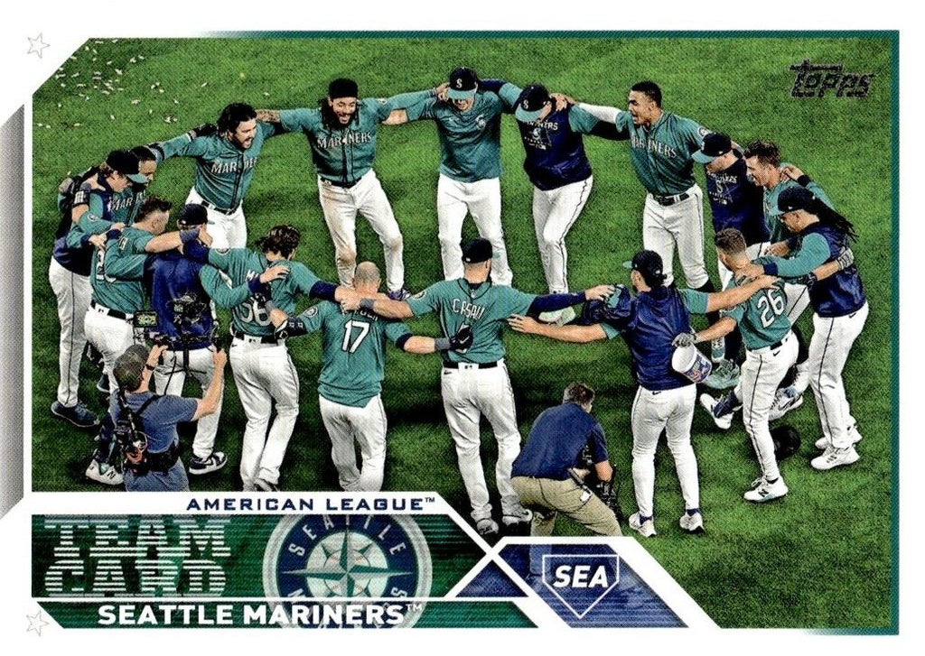 Seattle Mariners 2023 Topps Complete Mint Hand Collated 20 Card