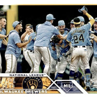 Milwaukee Brewers 2023 Topps Complete Mint Hand Collated 20 Card Team Set with Christian Yelich Plus