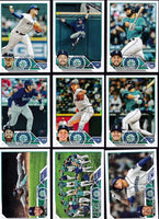 Seattle Mariners 2023 Topps Complete Mint Hand Collated 20 Card Team Set Featuring Marcus Wilson Rookie Card and 2 Future Stars Cards Plus
