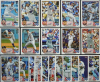 Los Angeles Dodgers 2023 Topps Complete Mint Hand Collated 21 Card Team Set Featuring Rookie Cards of Miguel Vargas and James Outman
