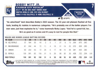 Kansas City Royals 2023 Topps Complete Mint Hand Collated 21 Card Team Set with 6 Rookie Cards Plus an MJ Melendez Future Stars Card and a Bobby Witt Jr. All Star Rookie Cup Card and More
