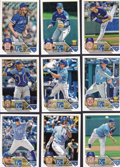 Kansas City Royals 2023 Topps Complete Mint Hand Collated 21 Card Team