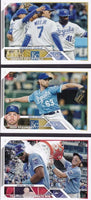 Kansas City Royals 2023 Topps Complete Mint Hand Collated 21 Card Team Set with 6 Rookie Cards Plus an MJ Melendez Future Stars Card and a Bobby Witt Jr. All Star Rookie Cup Card and More
