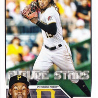 Pittsburgh Pirates 2023 Topps Complete Mint Hand Collated 22 Card Team Set with 5 Rookie and 2 Future Stars Cards Including Oneil Cruz Plus Veteran Players