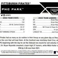 Pittsburgh Pirates 2023 Topps Complete Mint Hand Collated 22 Card Team Set with 5 Rookie and 2 Future Stars Cards Including Oneil Cruz Plus Veteran Players