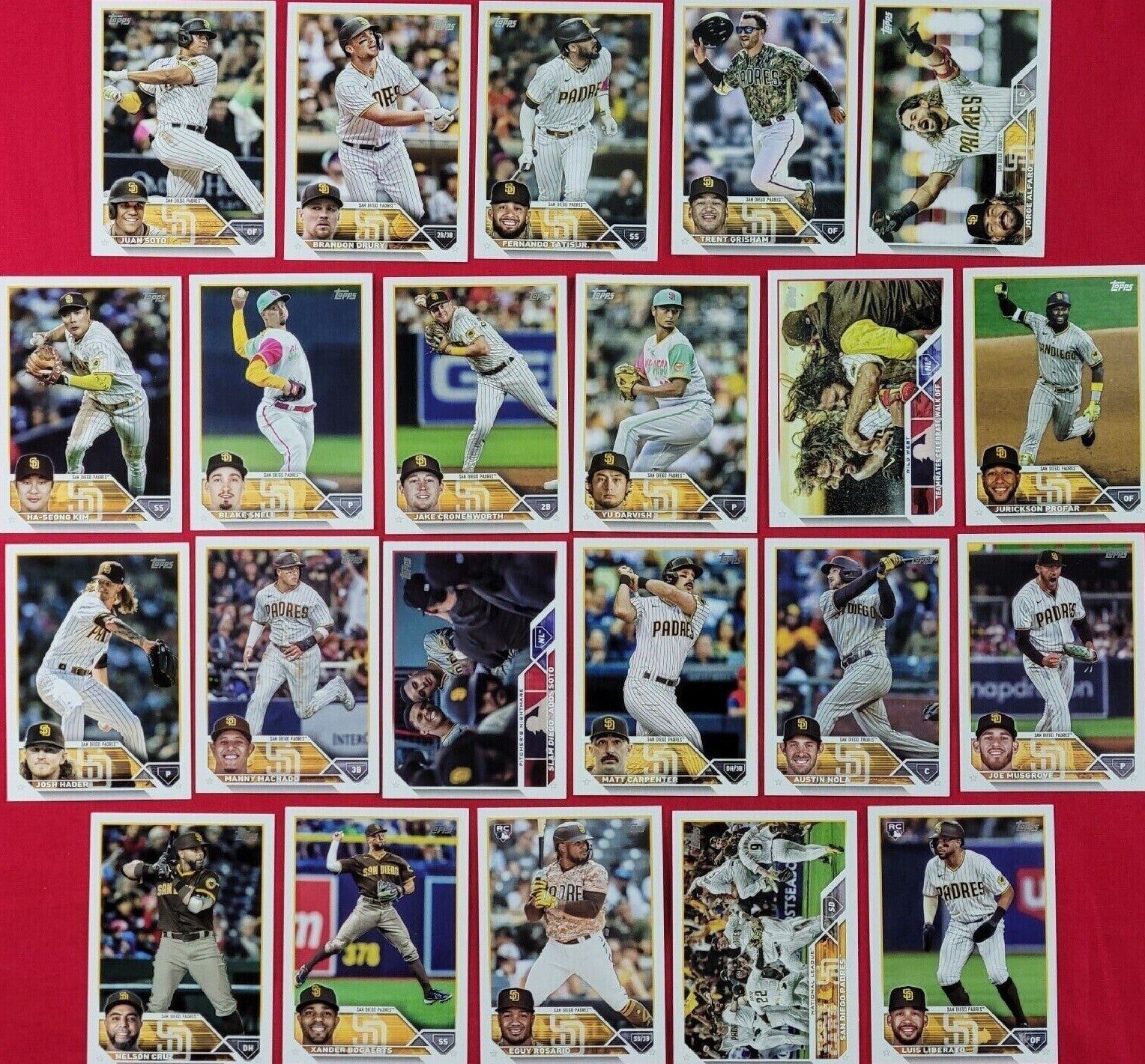 Minnesota Twins 2023 Topps Complete Mint Hand Collated 28 Card Team Se