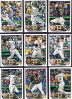 Pittsburgh Pirates 2023 Topps Complete Mint Hand Collated 22 Card Team Set with 5 Rookie and 2 Future Stars Cards Including Oneil Cruz Plus Veteran Players
