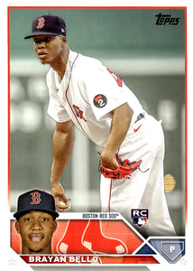 Boston Red Sox 2023 Topps Complete Mint Hand Collated 23 Card Team Set Featuring Rookie Cards of Masataka Yoshida, Triston Casas and Brayan Bello Plus Rafael Devers and More