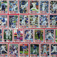 Chicago Cubs 2023 Topps Complete 25 Card Team Set Featuring a Rookie Card of Christopher Morel Plus