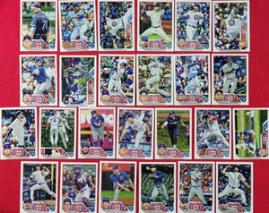 Chicago Cubs 2023 Topps Complete 25 Card Team Set Featuring a Rookie Card of Christopher Morel Plus