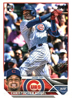 Chicago Cubs 2023 Topps Complete 25 Card Team Set Featuring a Rookie Card of Christopher Morel Plus
