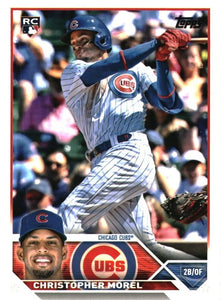 Chicago Cubs 2023 Topps Complete 25 Card Team Set Featuring a Rookie Card of Christopher Morel Plus