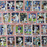 New York Mets 2023 Topps Complete Mint Hand Collated 25 Card Team Set Featuring Rookie Cards of Brett Baty, Kodai Senga, Mark Vientos and Francisco Alvarez