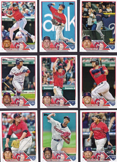 2023 Topps Cleveland Guardians Baseball Cards Team Set