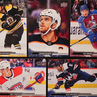 2022 2023 Upper Deck Hockey Series Complete Mint Basic 600 Card Set with Series #1, 2 and Extended