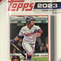 Cleveland Guardians 2023 Topps Factory Sealed 17 Card Team Set with Rookie Cards plus