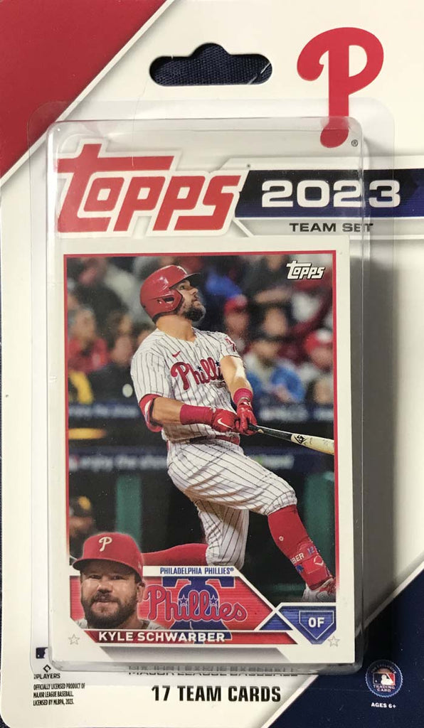 Philadelphia Phillies 2023 Topps Factory Sealed 17 Card Team Set with