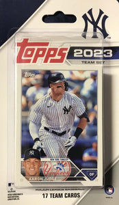 New York Yankees 2023 Topps Factory Sealed 17 Card Team Set