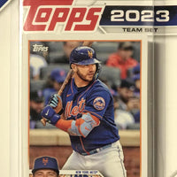 New York Mets 2023 Topps Factory Sealed 17 Card Team Set with Kodai Senga Rookie Card Plus