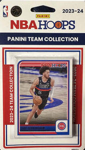 Detroit Pistons 2023 2024 Hoops Factory Sealed Team Set with Rookie Cards of Ausar Thompson and Marcus Sasser