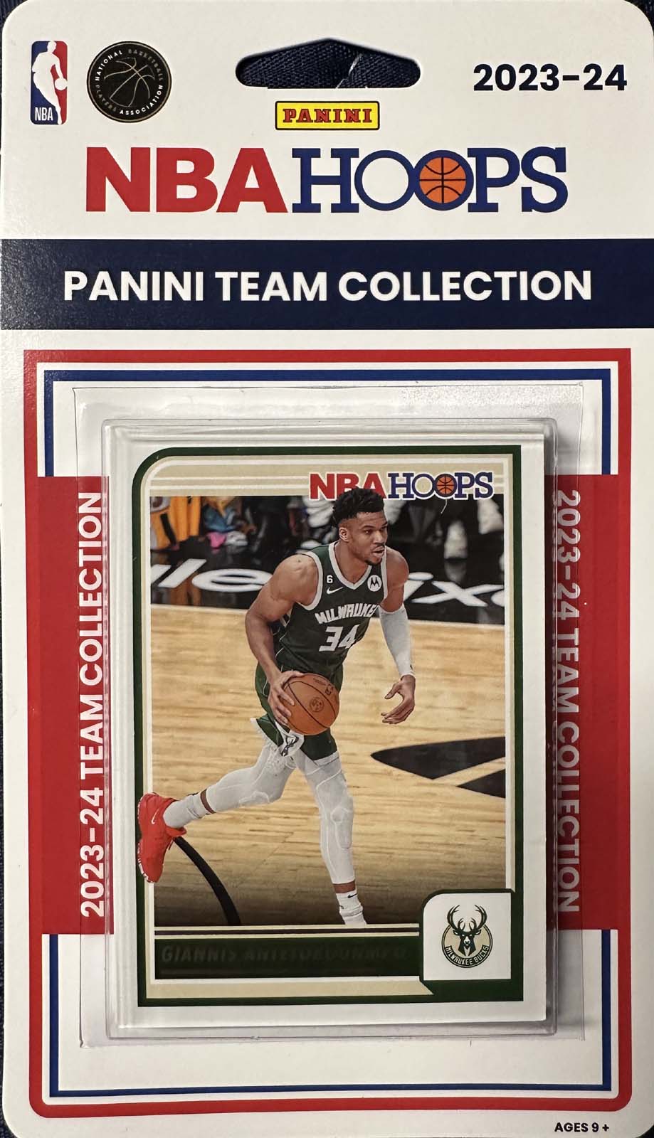 Milwaukee Bucks 2023 2024 Hoops Factory Sealed Team Set with Giannis Antetokounmpo a Rookie Card of Andre Jackson Jr. Plus