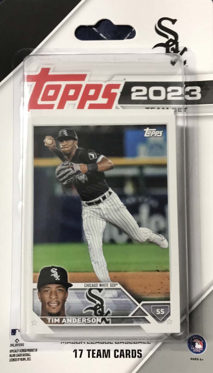Chicago White Sox 2023 Topps Factory Sealed 17 Card Team Set with