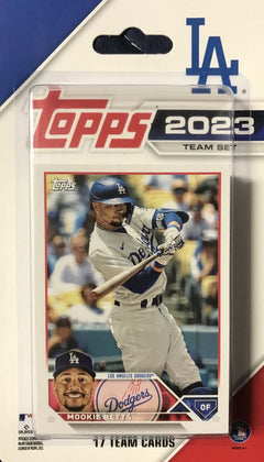Los Angeles Dodgers 2023 Topps Factory Sealed 17 Card Team Set with Ja