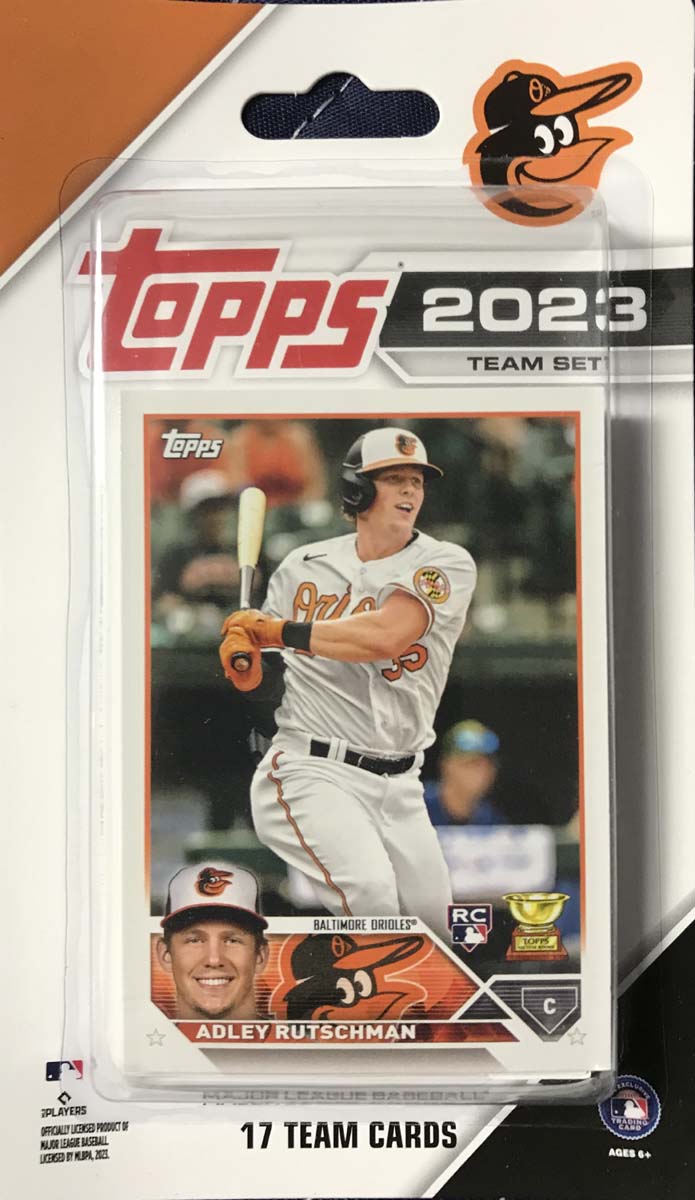 2023 Topps Baltimore Orioles Baseball Cards Team Set