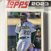 Oakland Athletics 2023 Topps Factory Sealed 17 Card Team Set with 5 Rookie Cards PLUS