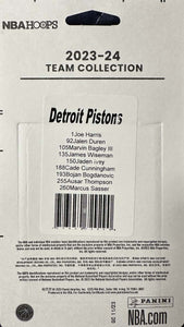 Detroit Pistons 2023 2024 Hoops Factory Sealed Team Set with Rookie Cards of Ausar Thompson and Marcus Sasser