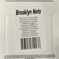 Brooklyn Nets 2023 2024 Hoops Factory Sealed Team Set with Rookie Cards of Jalen Wilson, Dariq Whitehead and Noah Clowney