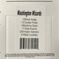 Washington Wizards 2023 2024 Hoops Factory Sealed Team Set with Tristan Vukcevic and Bilal Coulibaly Rookie Cards