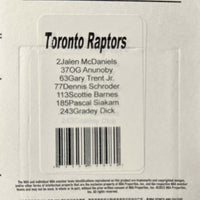 Toronto Raptors 2023 2024 Hoops Factory Sealed Team Set with Gradey Dick Rookie Card