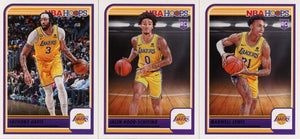 Los Angeles Lakers 2023 2024 Hoops Factory Sealed Team Set with LeBron James