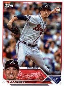 Atlanta Braves 2023 Topps Factory Sealed 17 Card Team Set with Rookie Cards of Michael Harris II and Vaughn Grissom