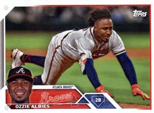 Atlanta Braves 2023 Topps Factory Sealed 17 Card Team Set with Rookie Cards of Michael Harris II and Vaughn Grissom