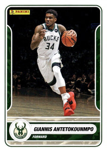 Giannis Antetokounmpo 2023 2024 Panini Limited Edition Full Sized Sticker Card Series Mint Card #11