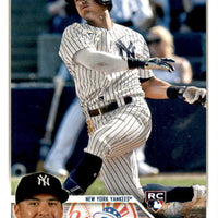 New York Yankees 2023 Topps Complete Mint Hand Collated 20 Card Team Set Featuring Aaron Judge and Gerrit Cole Plus Rookie Cards of Oswaldo Cabrera, Anthony Volpe and Oswaldo Peraza
