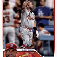 St. Louis Cardinals 2023 Topps Complete Mint Hand Collated 24 Card Team Set Featuring Rookie Cards of Jordan Walker and Nolan Gorman