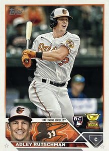 Baltimore Orioles 2023 Topps Factory Sealed 17 Card Team Set with Adley Rutschman and Gunnar Henderson Rookie Cards Plus