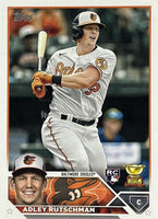 Baltimore Orioles 2023 Topps Complete 24 Card Team Set with 5 Rookie Cards including Adley Rutschman and Gunnar Henderson Plus
