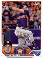 Houston Astros 2023 Topps Factory Sealed 17 Card Team Set 2022 World Series Champions with Jeremy Pena Topps All Star Rookie Cup PLUS
