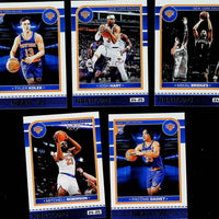 New York Knicks 2024 2025 Hoops Factory Sealed 9 Card Team Set with Jalen Brunson and Karl-Anthony Towns Plus Rookie Cards of Pacome Dadiet and Tyler Kolek