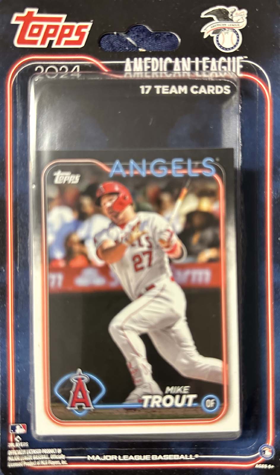 2024 Topps American League All Star Standouts Factory Sealed Limited Edition 17 Card Team Set Featuring Mike Trout and Aaron Judge Plus