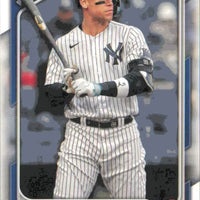 New York Yankees 2024 Bowman 17 Card Team Set made by Topps Featuring Aaron Judge, Juan Soto and Gerrit Cole PLUS Jasson Dominguez Rookie Card and 10 Prospect Cards