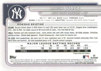 New York Yankees 2024 Bowman 17 Card Team Set made by Topps Featuring Aaron Judge, Juan Soto and Gerrit Cole PLUS Jasson Dominguez Rookie Card and 10 Prospect Cards
