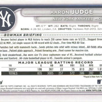 New York Yankees 2024 Bowman 17 Card Team Set made by Topps Featuring Aaron Judge, Juan Soto and Gerrit Cole PLUS Jasson Dominguez Rookie Card and 10 Prospect Cards